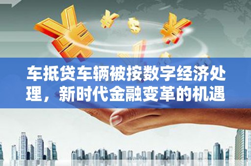 洛南车抵贷车辆被按数字经济处理，新时代金融变革的机遇与挑战